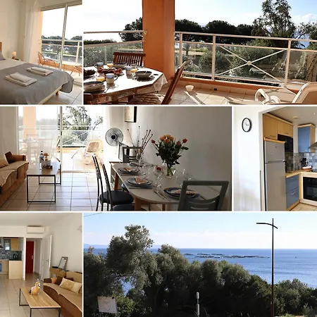 公寓 Les Sanguinaires N'12 - Vue Mer, Piscine Et *